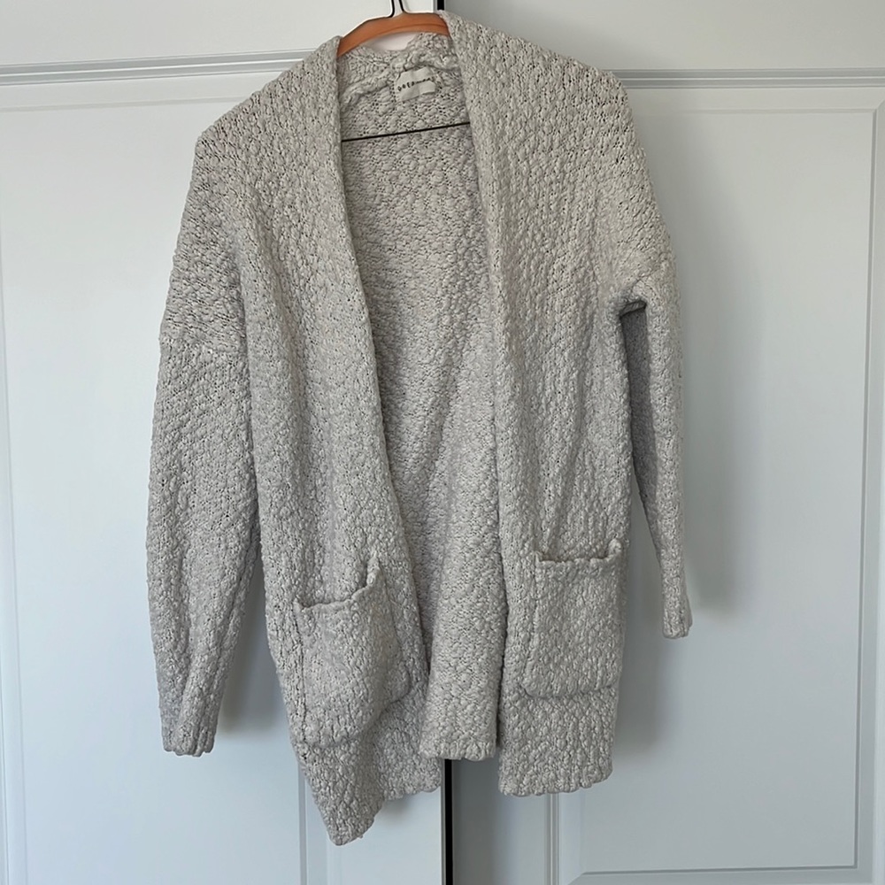 DREAMERS WHITE CARDIGAN